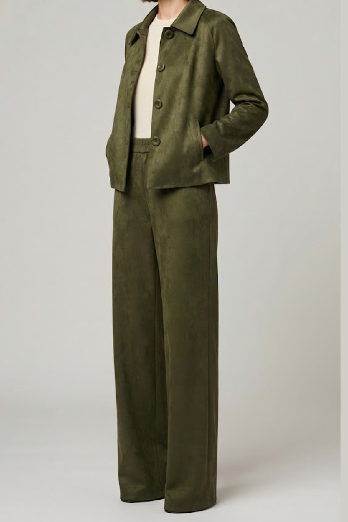 pantalone dainetto con profilo FFSHEILA VERDE MARICLA 