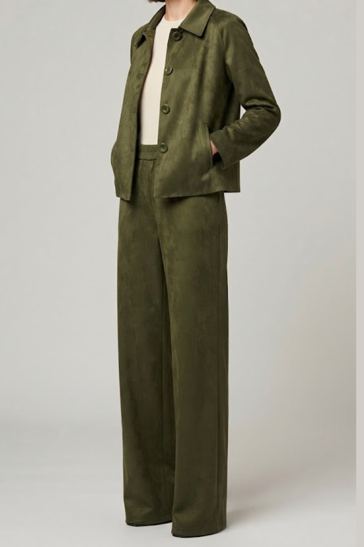 pantalone dainetto con profilo FFSHEILA VERDE MARICLA 