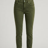 Pantalone jeans colorato regolare GH5175 MILITARE MARICLA 