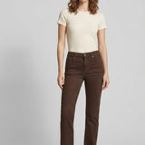 Pantalone jeans colorato regolare GH5175 MORO MARICLA 