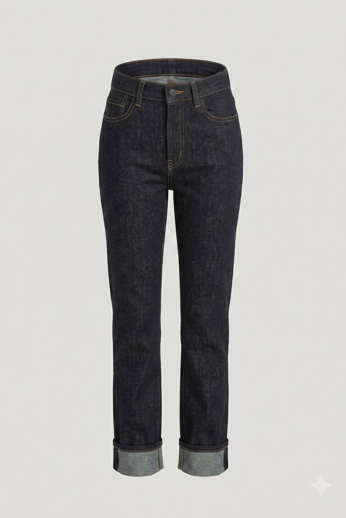 Pantalone jeans con il piegone GH5916 NERO MARICLA 
