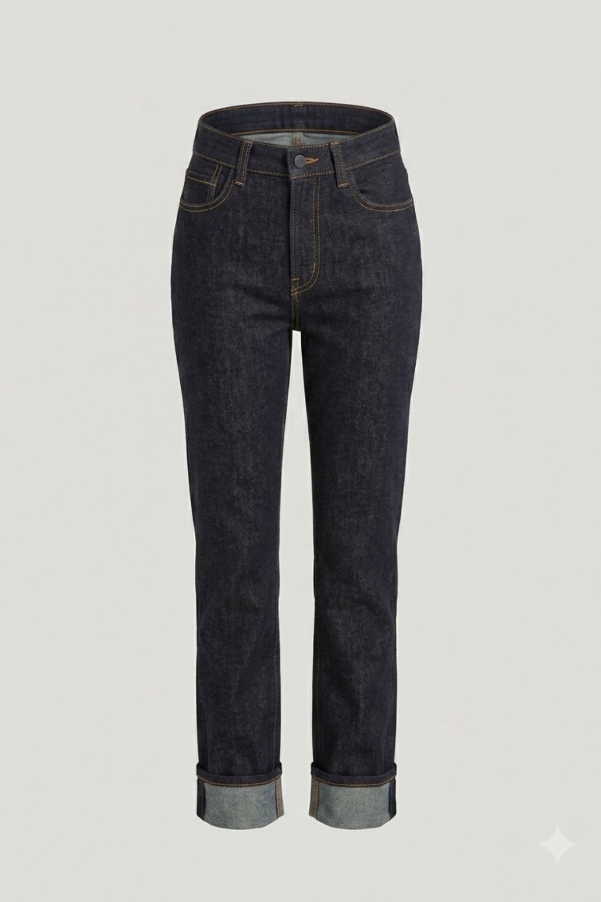 Pantalone jeans con il piegone GH5916 NERO MARICLA 
