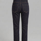 Pantalone jeans con il piegone GH5916 NERO MARICLA 