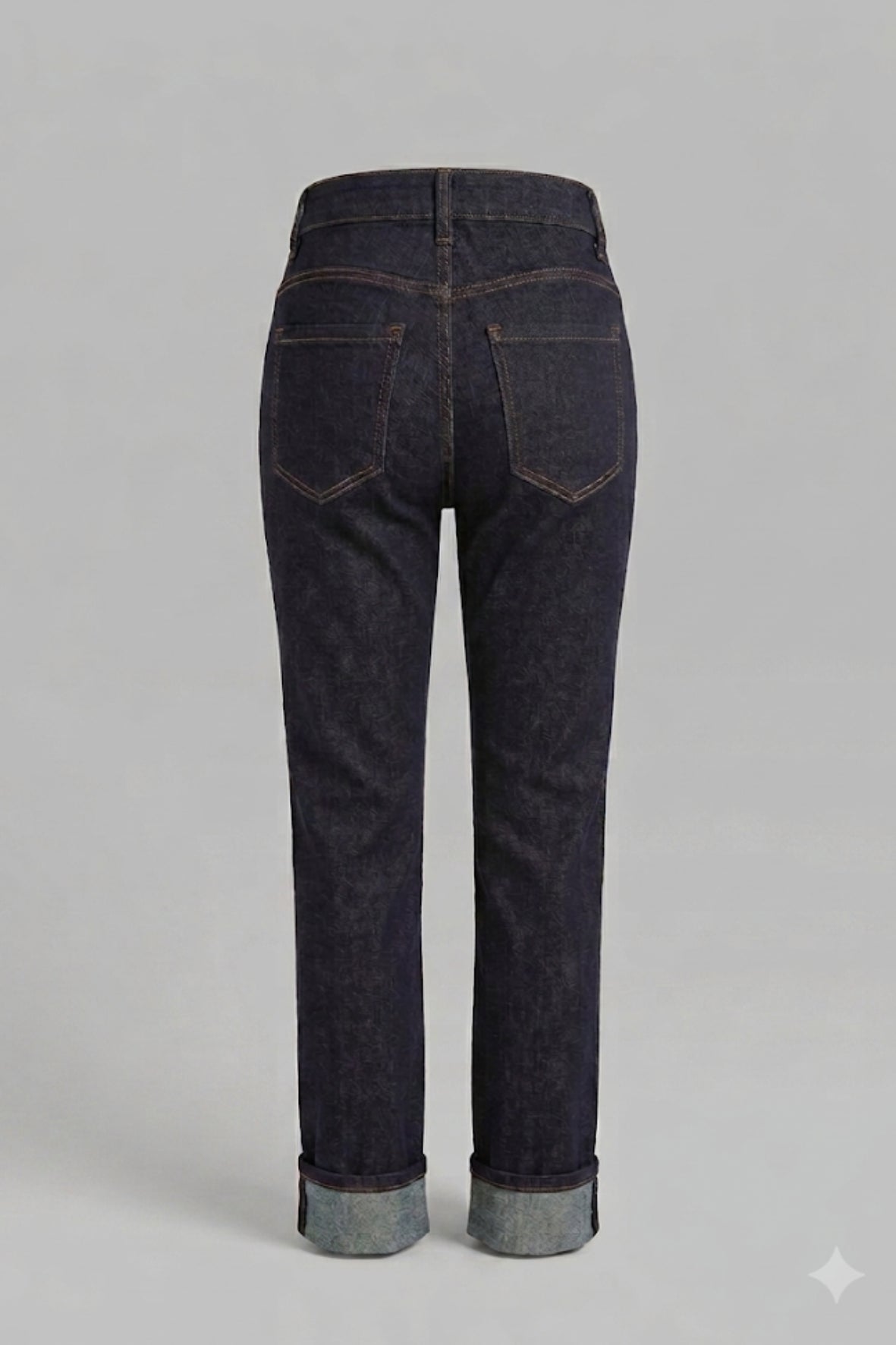 Pantalone jeans con il piegone GH5916 NERO MARICLA 