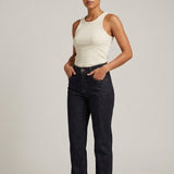 Pantalone jeans con il piegone GH5916 NERO MARICLA 