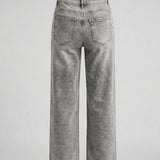 Pantalone jeans wide leg gamba larga GH6185 GRIGIO MARICLA 
