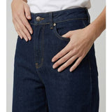 Pantalone jeans palazzo wide leg GH6395 BLU MARICLA 