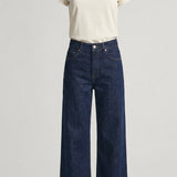 Pantalone jeans palazzo wide leg GH6395 BLU MARICLA 