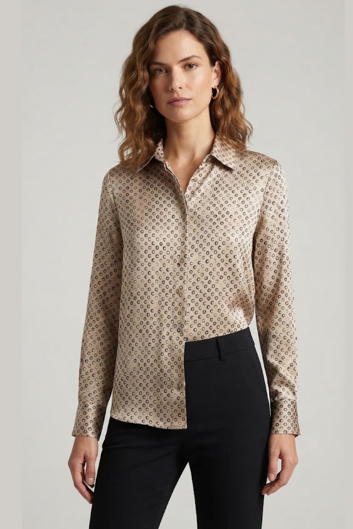 camicia fantasia GU700305 CREMA MARICLA 