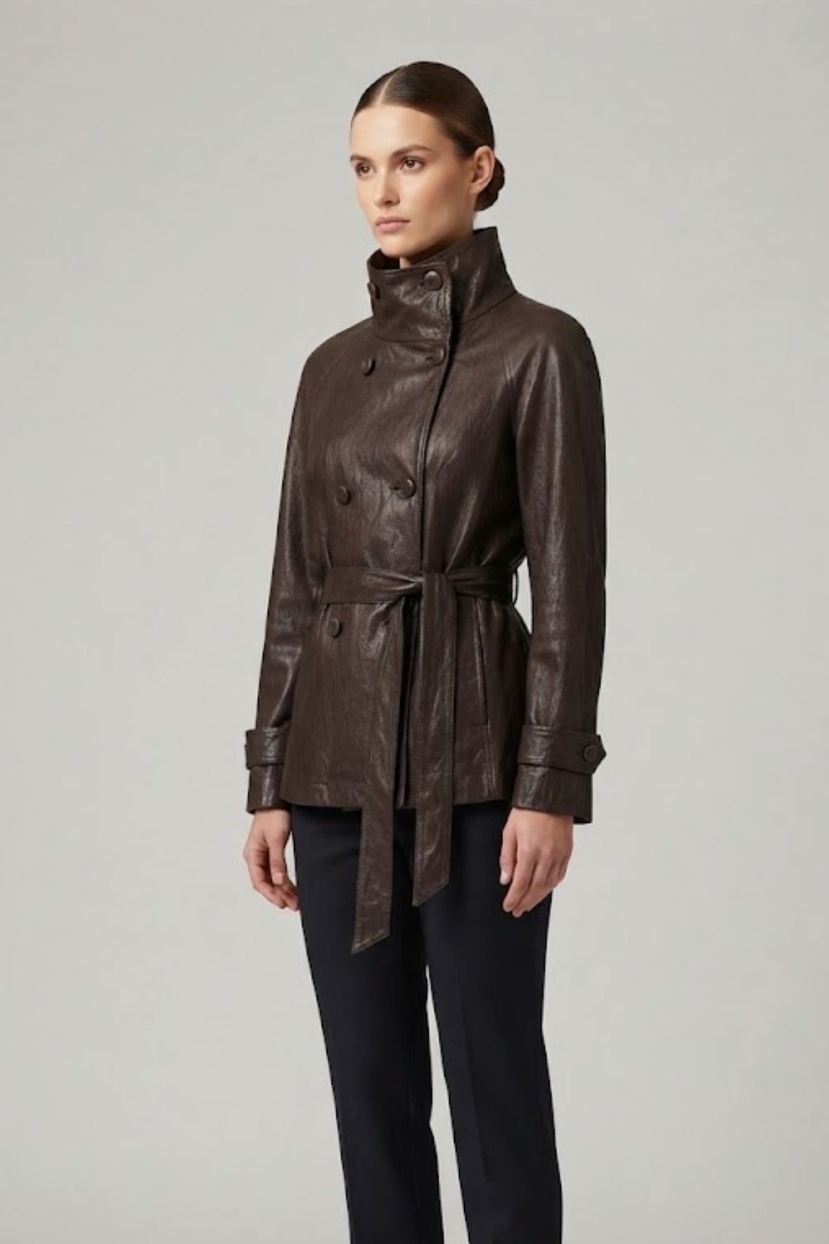 Giacca trench LAURAT CIOCCOLATO MARICLA 