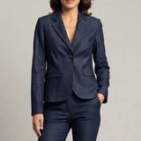 giacca chambray LES2228 DENIM MARICLA 