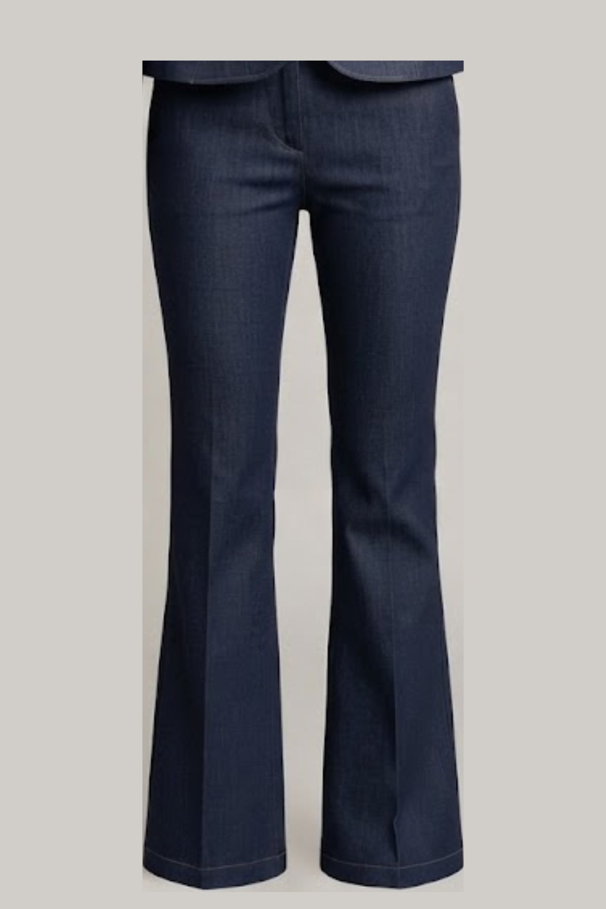 pantalone tubolare con elastico chambray LES2231 DENIM MARICLA 