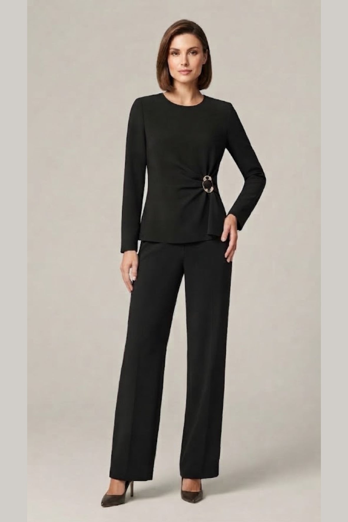 completo con fibbia LIB26504 NERO MARICLA 