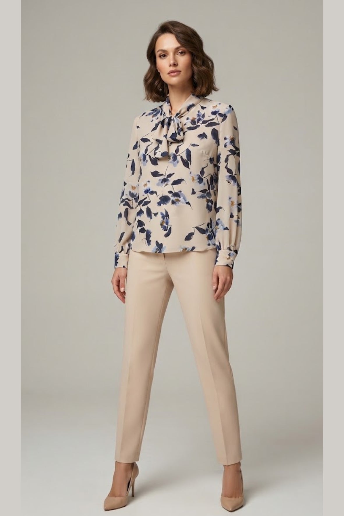 camicia fantasia LIB26598 BLU MARICLA 