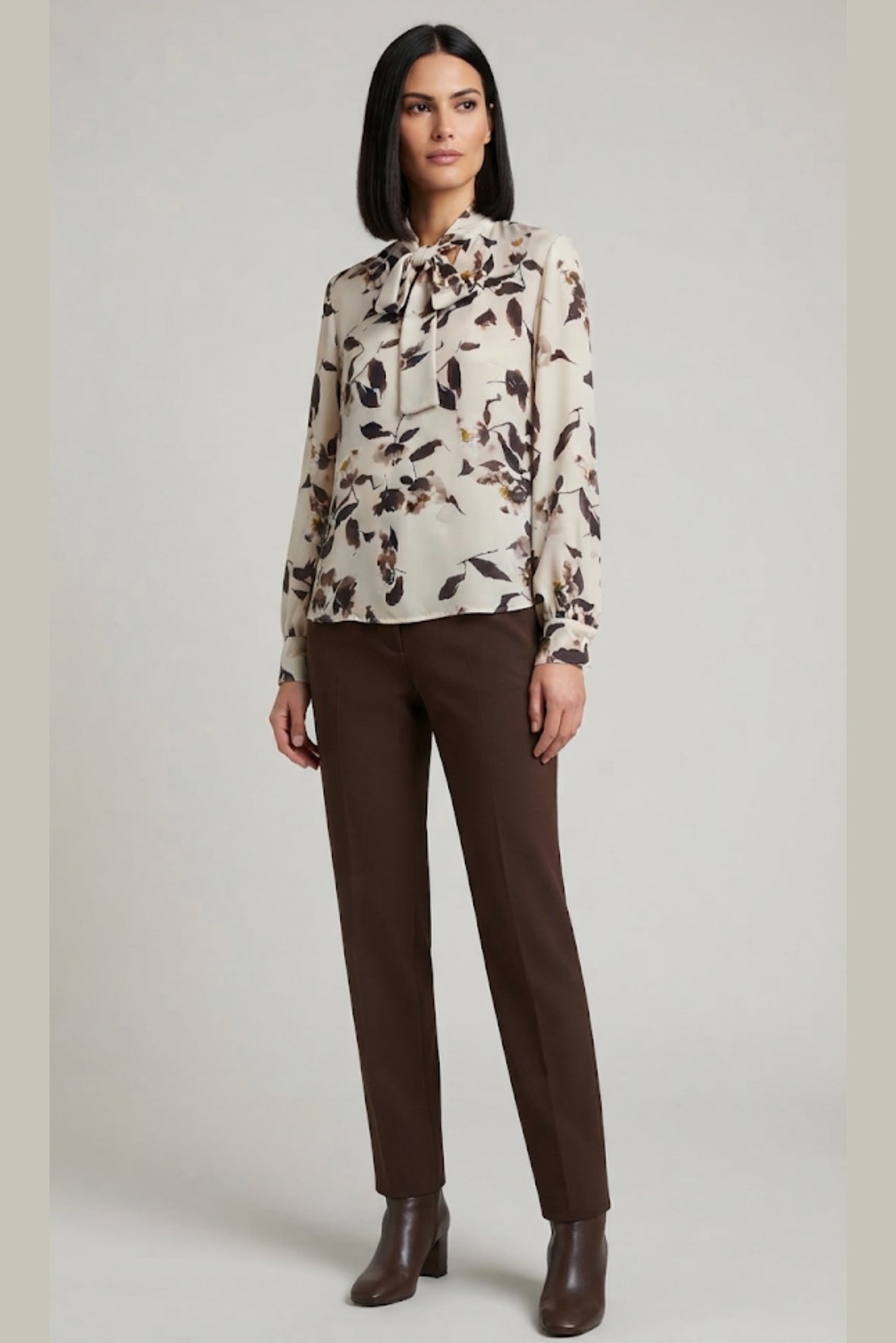 camicia fantasia LIB26598 MORO MARICLA 