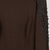 completo con lavorazioni strass sulla spalla LIB26726 MORO MARICLA 
