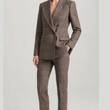 tailleur doppio petto MIRTILLO MORO MARICLA 