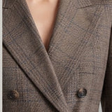 tailleur doppio petto MIRTILLO MORO MARICLA 