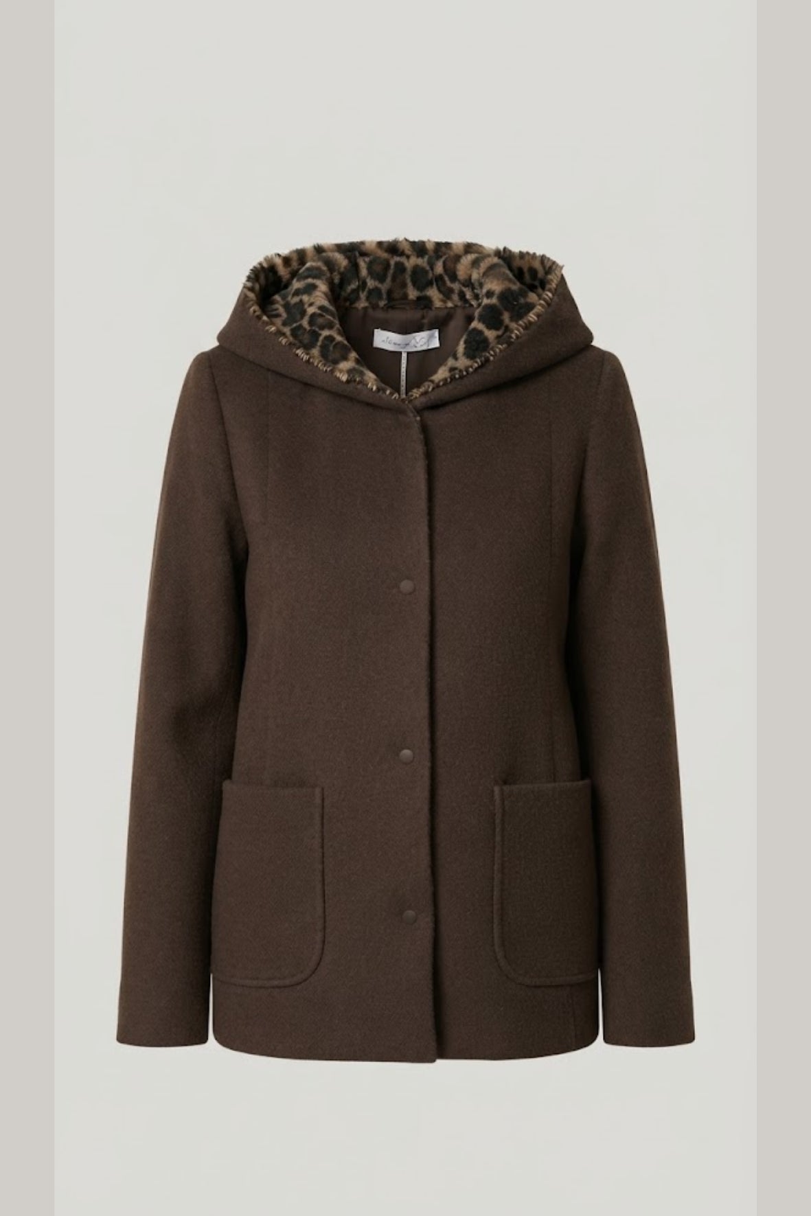 giaccone con animalier NAOMI MORO MARICLA 