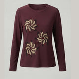 maglia girasole PER26671 VINO MARICLA 