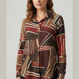 camicia fantasia PER26699 VINO MARICLA 