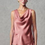 Top canotta con scollo sceso ROMI2174A27 CIPOLLA MARICLA 
