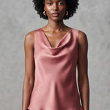 Top canotta con scollo sceso ROMI2174A27 CIPOLLA MARICLA 