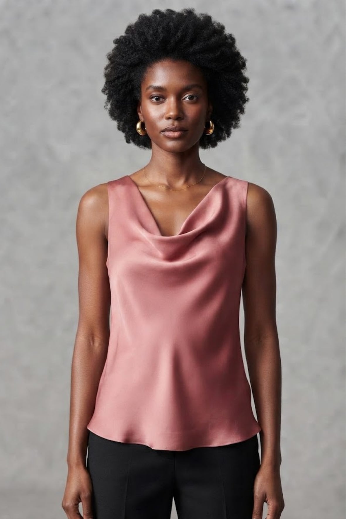 Top canotta con scollo sceso ROMI2174A27 CIPOLLA MARICLA 