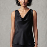 Top canotta con scollo sceso ROMI2174A27 NERO MARICLA 