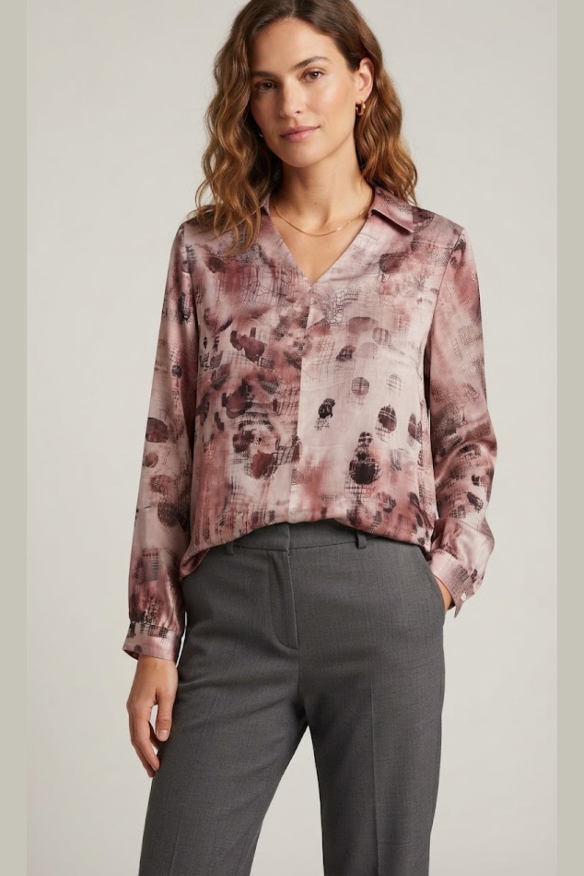 casacca fantasia ROMI2915 VINO MARICLA 