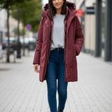 giaccone spalmato con trapunta LIN3407 AMARONE LINDAS 