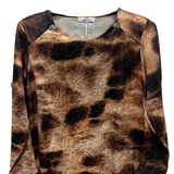maglia fantasia accesorio collo DB10624 MORO MARICLA 