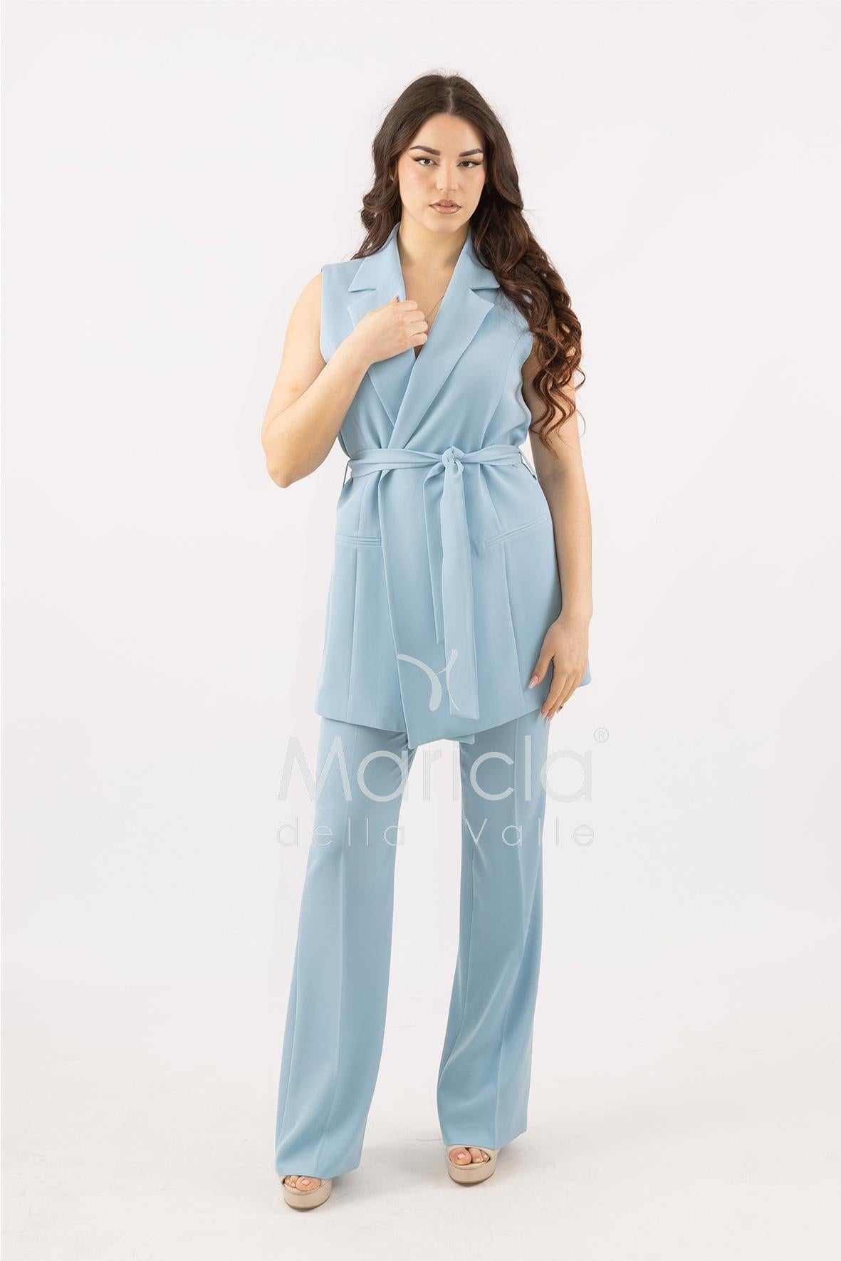 completo gilet e pantalone PF509CP POLVERE SHARON 