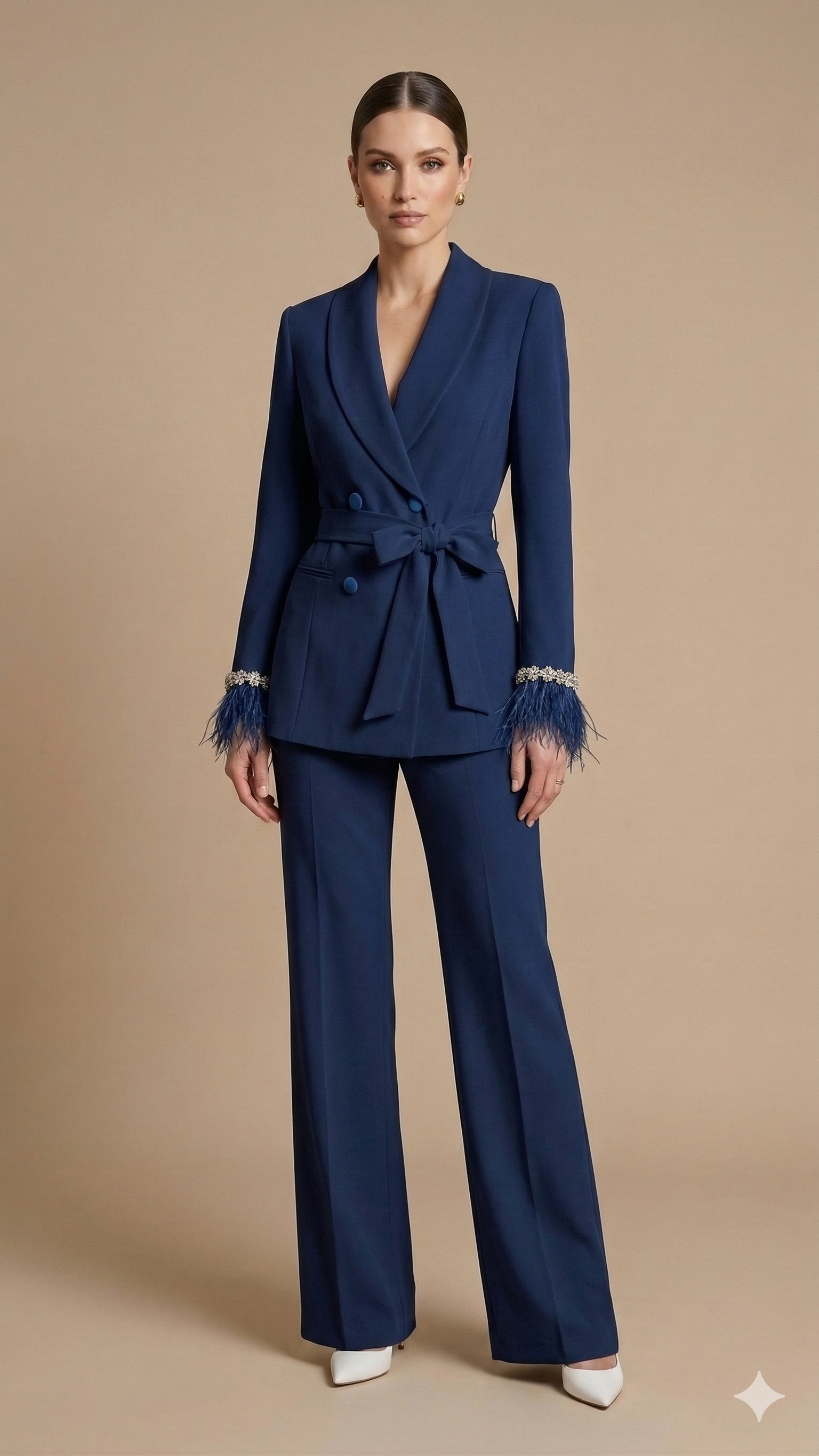 tailleur pietre e piume NINA BLU MARICLA 