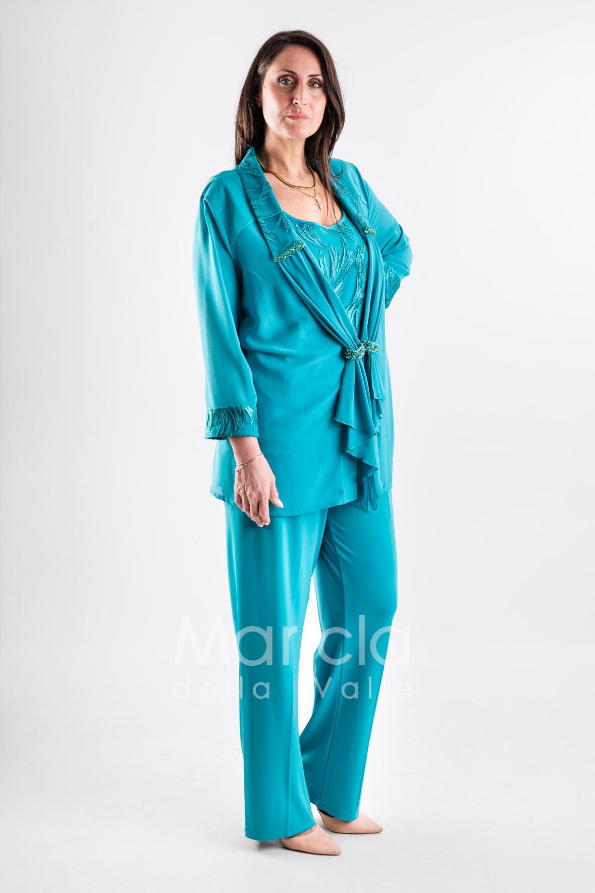 completo 3 pz ricamato PF2240 TIFFANY PAOLA FORTI 