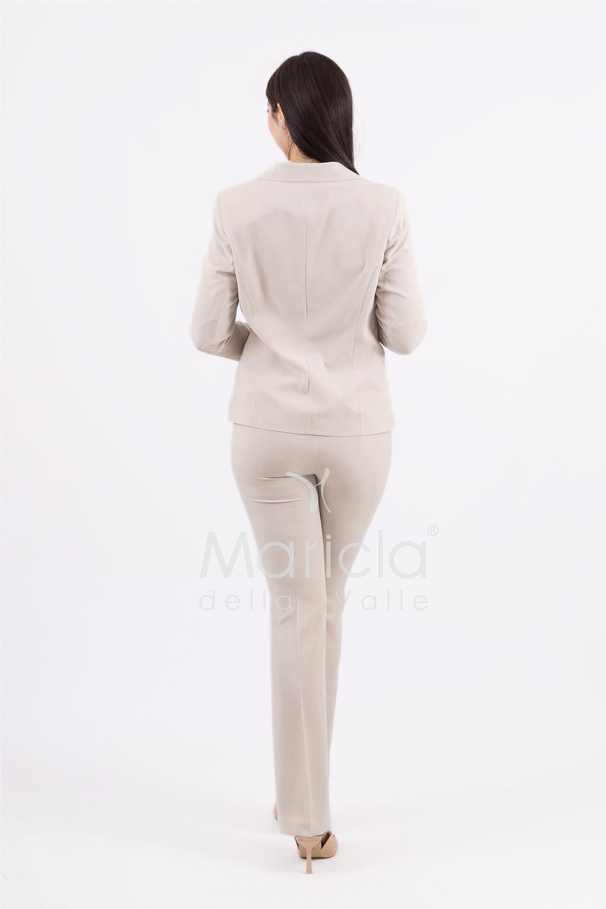 tailleur semplice ROMI3333 SABBIA MARICLA 