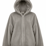 Giaccone in Pelliccia Ecologica oversize AZ6850 GRIGIO MARICLA 