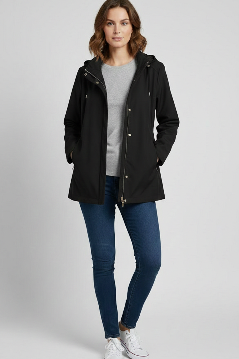 Parka Tecnico con Cappuccio ARTISTA NERO MARICLA 