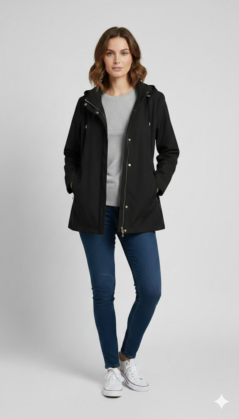 Parka Tecnico con Cappuccio ARTISTA NERO MARICLA 