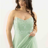 tuta con corpetto strass SH914TU MENTA SHARON 
