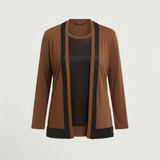 Twin set a rombi RF1085 TABACCO MARICLA 