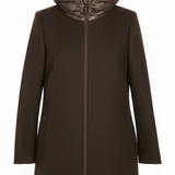 giaccone panna e piumino MEGAN MORO MARICLA 