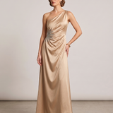 abito con applicazione strass laterale FI7684 ORO MARICLA ELEGANCE 