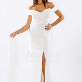 abito omerale FI7507 BIANCO MARICLA ELEGANCE 