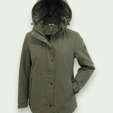 Giacca Tecnica con Cappuccio  Stile Urban & Outdoor CF22192 MILITARE CARLA FERRONI 