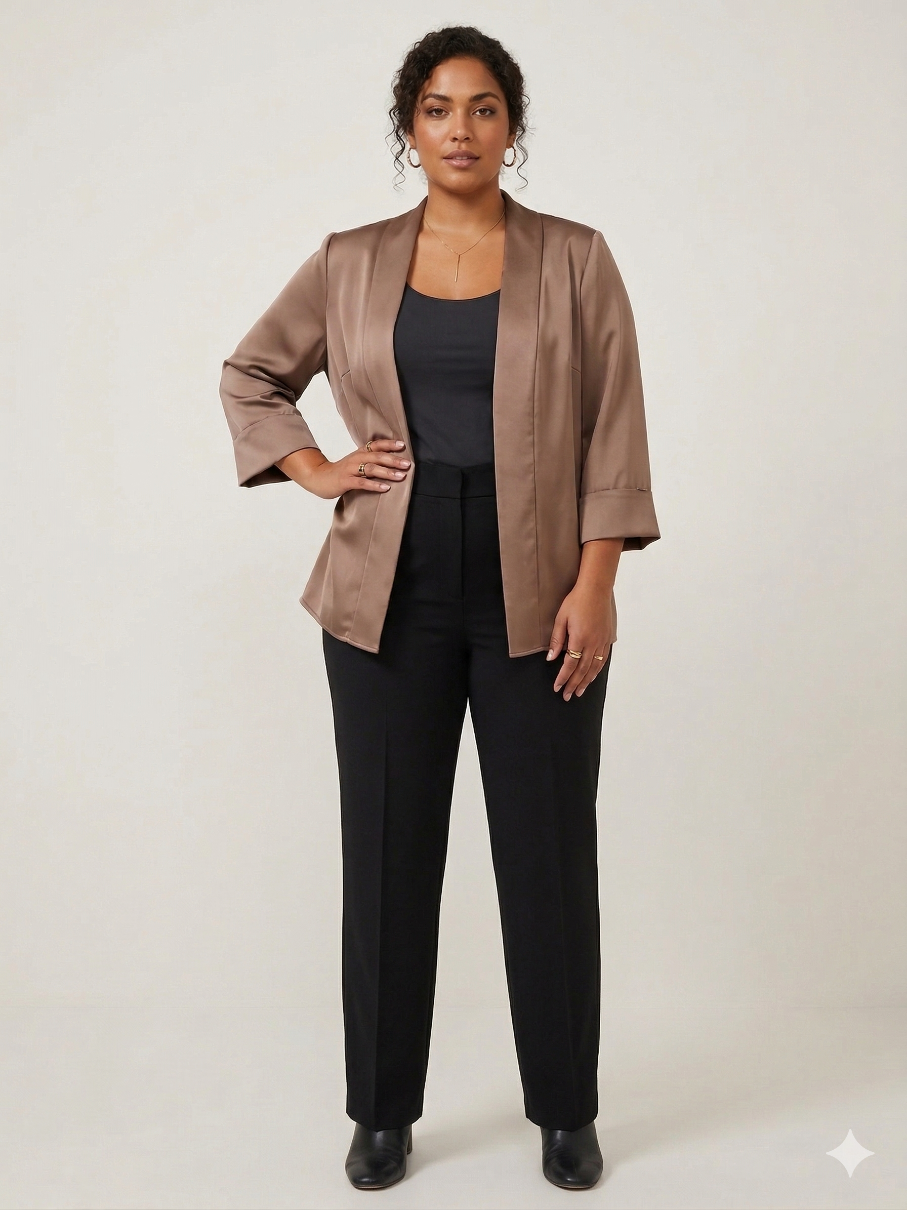 Giacca spolverino LIB26232 CAFFE MARICLA 