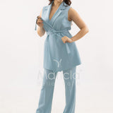 completo gilet e pantalone PF509CP POLVERE SHARON 