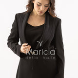 Tailleur smoking Completo 3 pezzi SH726TP NERO SHARON 