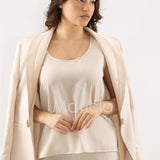 Tailleur smoking Completo 3 pezzi SH726TP CREMA SHARON 