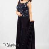 Abito con ricamo MARICLA81AB BLU MARICLA ELEGANCE 